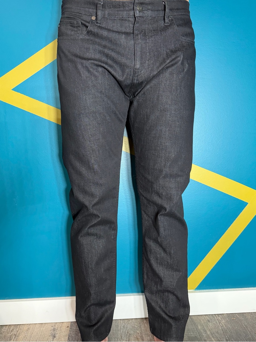 Ministry of Supply Slim Chroma Black Jeans